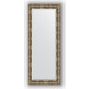Зеркало с фацетом в багетной раме поворотное Evoform Exclusive 53x133 см, серебряный бамбук 73 мм (BY 1156)