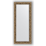 Зеркало с фацетом в багетной раме поворотное Evoform Exclusive 66x156 см, фреска 84 мм (BY 1289)