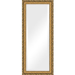 Зеркало с фацетом в багетной раме поворотное Evoform Exclusive 65x155 см, виньетка бронзовая 85 мм (BY 1290)