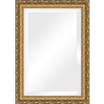 Зеркало с фацетом в багетной раме поворотное Evoform Exclusive 75x105 см, виньетка бронзовая 85 мм (BY 1300)