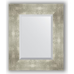 Зеркало с фацетом в багетной раме Evoform Exclusive 46x56 см, алюминий 90 мм (BY 1362)