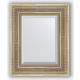 Зеркало с фацетом в багетной раме Evoform Exclusive 47x57 см, серебряный акведук 93 мм (BY 1370)