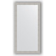 Зеркало в багетной раме поворотное Evoform Definite 51x101 см, волна алюминий 46 мм (BY 3070)