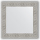 Зеркало в багетной раме Evoform Definite 70x70 см, волна хром 90 мм (BY 3153)