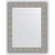 Зеркало в багетной раме поворотное Evoform Definite 70x90 см, чеканка серебряная 90 мм (BY 3183)