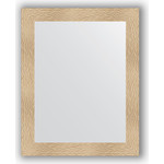 Зеркало в багетной раме поворотное Evoform Definite 80x100 см, золотые дюны 90 мм (BY 3277)