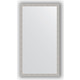 Зеркало в багетной раме поворотное Evoform Definite 71x131 см, волна алюминий 46 мм (BY 3294)