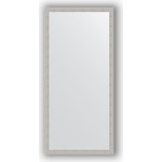 Зеркало в багетной раме поворотное Evoform Definite 71x151 см, волна алюминий 46 мм (BY 3326)