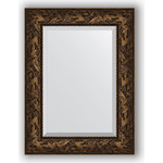 Зеркало с фацетом в багетной раме поворотное Evoform Exclusive 59x79 см, византия бронза 99 мм (BY 3391)