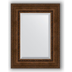 Зеркало с фацетом в багетной раме поворотное Evoform Exclusive 62x82 см, состаренная бронза с орнаментом 120 мм (BY 3403)