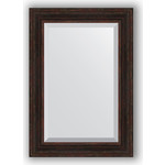 Зеркало с фацетом в багетной раме поворотное Evoform Exclusive 69x99 см, темный прованс 99 мм (BY 3447)