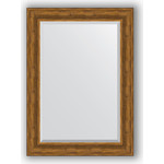 Зеркало с фацетом в багетной раме поворотное Evoform Exclusive 79x109 см, травленая бронза 99 мм (BY 3472)
