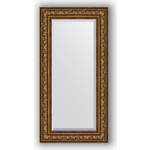 Зеркало с фацетом в багетной раме поворотное Evoform Exclusive 60x120 см, виньетка состаренная бронза 109 мм (BY 3505)
