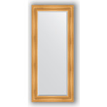 Зеркало с фацетом в багетной раме поворотное Evoform Exclusive 69x159 см, травленое золото 99 мм (BY 3574)