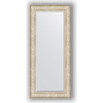 Зеркало с фацетом в багетной раме поворотное Evoform Exclusive 70x160 см, виньетка серебро 109 мм (BY 3582)