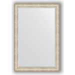 Зеркало с фацетом в багетной раме поворотное Evoform Exclusive 120x180 см, виньетка серебро 109 мм (BY 3634)