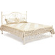 Кровать металлическая TetChair ELIZABETH 160x200, цвет античный белый