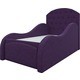 Детская кровать АртМебель Майя микровельвет фиолетовый