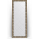 Зеркало напольное с гравировкой Evoform Exclusive-G Floor 78x198 см, в багетной раме - серебряный бамбук 73 мм (BY 6307)