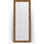 Зеркало напольное с гравировкой Evoform Exclusive-G Floor 80x200 см, в багетной раме - виньетка бронзовая 85 мм (BY 6312)