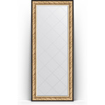 Зеркало напольное с гравировкой Evoform Exclusive-G Floor 85x205 см, в багетной раме - барокко золото 106 мм (BY 6333)