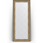 Зеркало напольное с гравировкой Evoform Exclusive-G Floor 85x205 см, в багетной раме - виньетка античная бронза 109 мм (BY 6335)