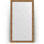 Зеркало напольное с гравировкой Evoform Exclusive-G Floor 110x200 см, в багетной раме - виньетка античная бронза 85 мм (BY 6354)