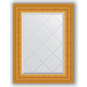 Зеркало с гравировкой поворотное Evoform Exclusive-G 55x72 см, в багетной раме - сусальное золото 80 мм (BY 4009)