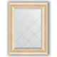 Зеркало с гравировкой поворотное Evoform Exclusive-G 55x72 см, в багетной раме - старый гипс 82 мм (BY 4011)