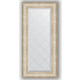 Зеркало с гравировкой поворотное Evoform Exclusive-G 60x130 см, в багетной раме - виньетка серебро 109 мм (BY 4082)