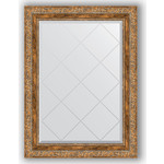 Зеркало с гравировкой поворотное Evoform Exclusive-G 65x87 см, в багетной раме - виньетка античная бронза 85 мм (BY 4101)