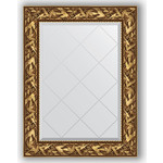 Зеркало с гравировкой поворотное Evoform Exclusive-G 69x91 см, в багетной раме - византия золото 99 мм (BY 4113)