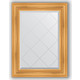 Зеркало с гравировкой поворотное Evoform Exclusive-G 69x91 см, в багетной раме - травленое золото 99 мм (BY 4116)