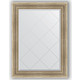 Зеркало с гравировкой поворотное Evoform Exclusive-G 77x105 см, в багетной раме - серебряный акведук 93 мм (BY 4196)