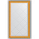 Зеркало с гравировкой поворотное Evoform Exclusive-G 72x127 см, в багетной раме - состаренное золото 67 мм (BY 4216)