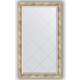 Зеркало с гравировкой поворотное Evoform Exclusive-G 73x128 см, в багетной раме - прованс с плетением 70 мм (BY 4220)