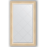 Зеркало с гравировкой поворотное Evoform Exclusive-G 75x130 см, в багетной раме - старый гипс 82 мм (BY 4226)