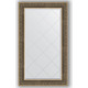 Зеркало с гравировкой поворотное Evoform Exclusive-G 79x134 см, в багетной раме - вензель серебряный 101 мм (BY 4250)
