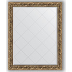 Зеркало с гравировкой поворотное Evoform Exclusive-G 96x121 см, в багетной раме - фреска 84 мм (BY 4356)