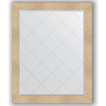 Зеркало с гравировкой поворотное Evoform Exclusive-G 96x121 см, в багетной раме - золотые дюны 90 мм (BY 4365)