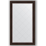 Зеркало с гравировкой поворотное Evoform Exclusive-G 99x174 см, в багетной раме - темный прованс 99 мм (BY 4420)