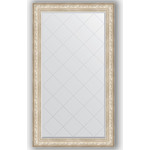 Зеркало с гравировкой поворотное Evoform Exclusive-G 100x175 см, в багетной раме - виньетка серебро 109 мм (BY 4426)
