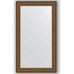 Зеркало с гравировкой поворотное Evoform Exclusive-G 100x175 см, в багетной раме - виньетка состаренная бронза 109 мм (BY 4427)