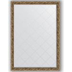 Зеркало с гравировкой поворотное Evoform Exclusive-G 131x185 см, в багетной раме - фреска 84 мм (BY 4485)