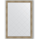 Зеркало с гравировкой поворотное Evoform Exclusive-G 132x187 см, в багетной раме - серебряный акведук 93 мм (BY 4497)