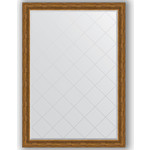 Зеркало с гравировкой поворотное Evoform Exclusive-G 134x189 см, в багетной раме - травленая бронза 99 мм (BY 4505)