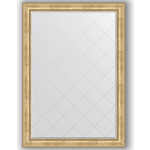 Зеркало с гравировкой поворотное Evoform Exclusive-G 137x192 см, в багетной раме - состаренное серебро с орнаментом 120 мм (BY 4514)