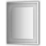 Зеркало в багетной раме поворотное Evoform Ledside со светильником 18 W 60x75 см (BY 2201)