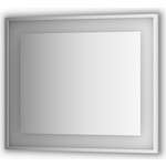 Зеркало в багетной раме поворотное Evoform Ledside со светильником 24 W 90x75 см (BY 2204)