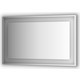 Зеркало в багетной раме поворотное Evoform Ledside со светильником 29,5 W 120x75 см (BY 2207)